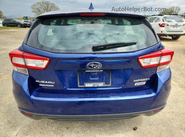 4S3GTAM62J3731216 2018 SUBARU IMPREZA Blue 