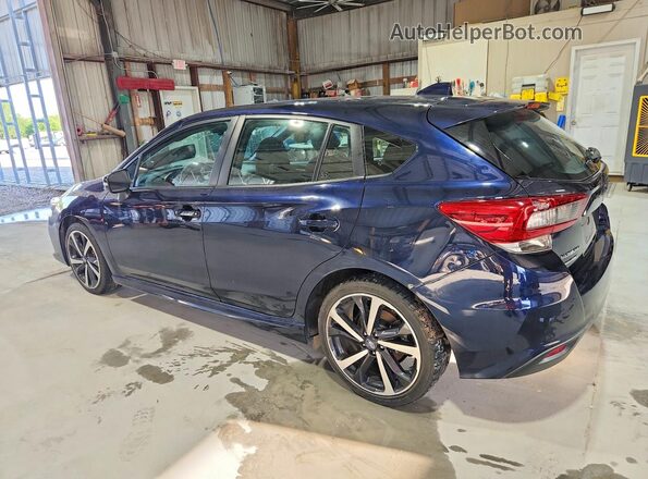 4S3GTAM62L3700969 2020 SUBARU IMPREZA Blue Rear left