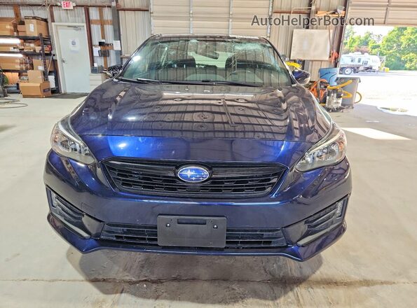 4S3GTAM62L3700969 2020 SUBARU IMPREZA Blue Front view