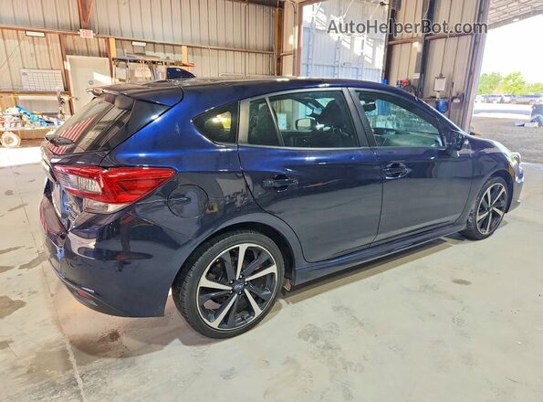4S3GTAM62L3700969 2020 SUBARU IMPREZA Blue Rear right