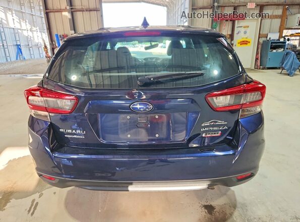 4S3GTAM62L3700969 2020 SUBARU IMPREZA Blue Rear view