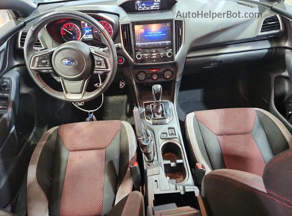 4S3GTAM62L3700969 2020 SUBARU IMPREZA Blue Dashboard view