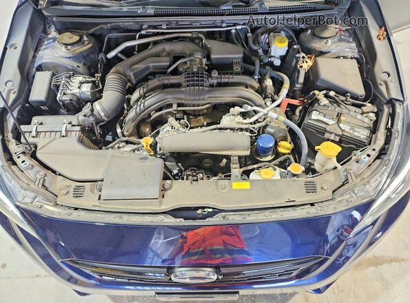 4S3GTAM62L3700969 2020 SUBARU IMPREZA Blue Engine compartment view