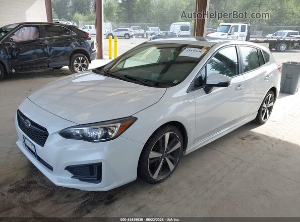 4S3GTAM63K3749659 2019 SUBARU IMPREZA White Przód lewy