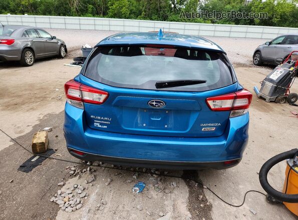 4S3GTAM63K3758216 2019 SUBARU IMPREZA Синий Вид сзади