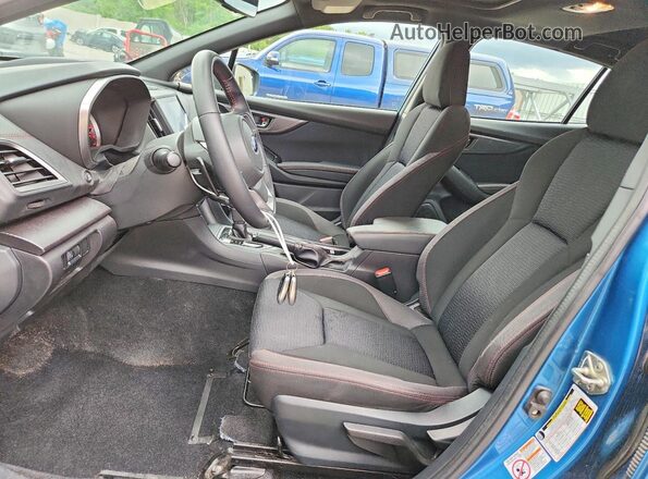 4S3GTAM63K3758216 2019 SUBARU IMPREZA Синий Вид салона спереди