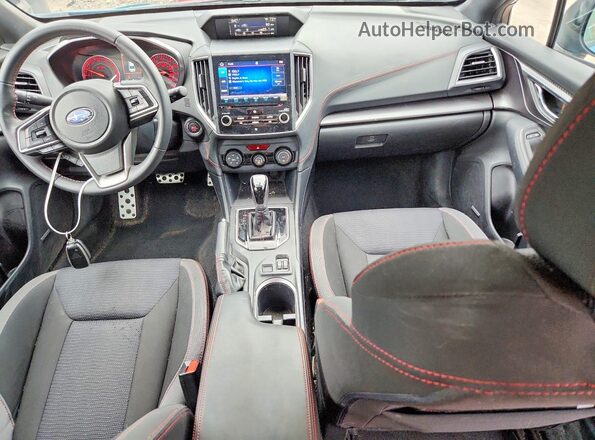 4S3GTAM63K3758216 2019 SUBARU IMPREZA Синий Вид панели приборов