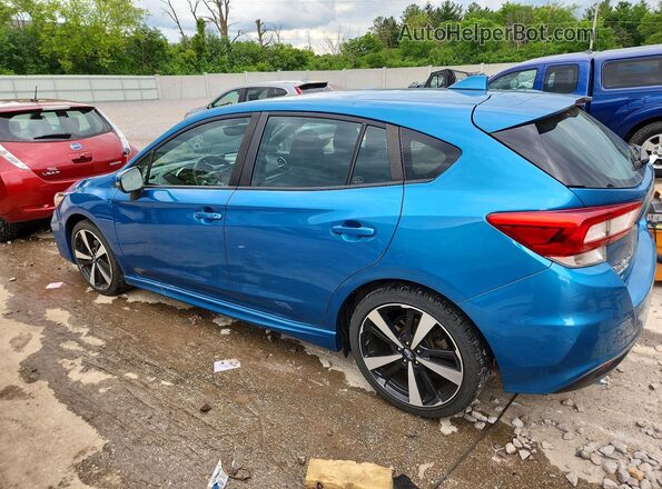 4S3GTAM63K3758216 2019 SUBARU IMPREZA Синий Задняя левая четверть