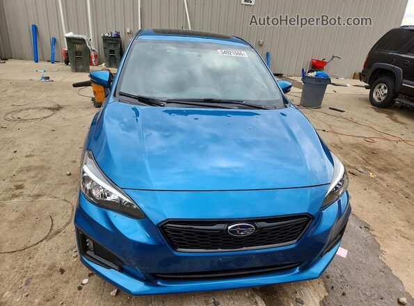 4S3GTAM63K3758216 2019 SUBARU IMPREZA Синий Вид спереди