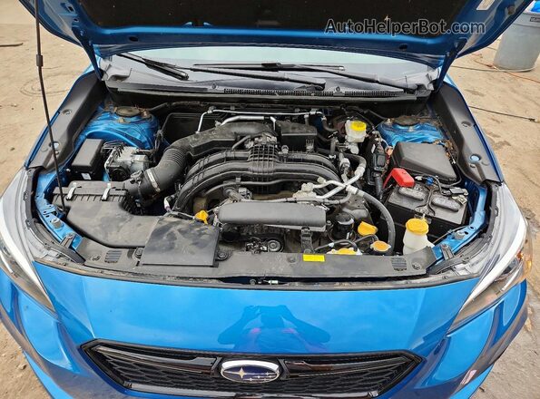 4S3GTAM63K3758216 2019 SUBARU IMPREZA Синий Вид задней части салона