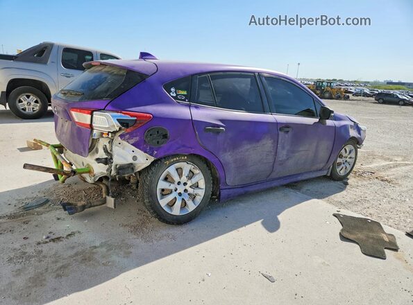 4S3GTAM64H3748383 2017 SUBARU IMPREZA Фиолетовый Задняя правая четверть