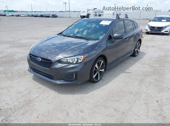 4S3GTAM64K3759424 2019 SUBARU IMPREZA Gray Przód lewy