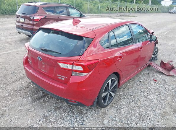 4S3GTAM66K3757559 2019 SUBARU IMPREZA Red Trasero derecho