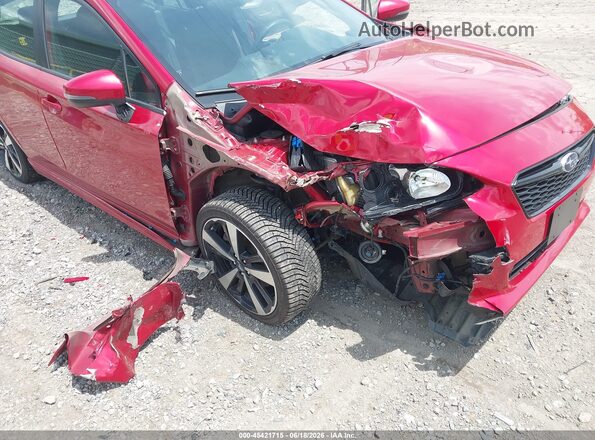 4S3GTAM66K3757559 2019 SUBARU IMPREZA Red Vista frontal