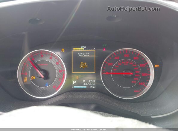 4S3GTAM66K3757559 2019 SUBARU IMPREZA Red Vista de los asientos traseros