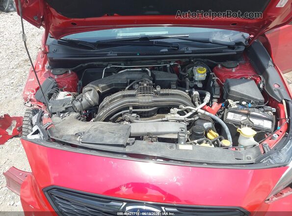 4S3GTAM66K3757559 2019 SUBARU IMPREZA Red Vista trasera