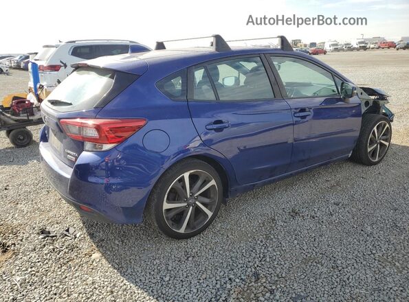 4S3GTAM67P3712024 2023 SUBARU IMPREZA Blue Tył prawy