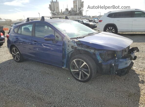 4S3GTAM67P3712024 2023 SUBARU IMPREZA Blue Przód prawy