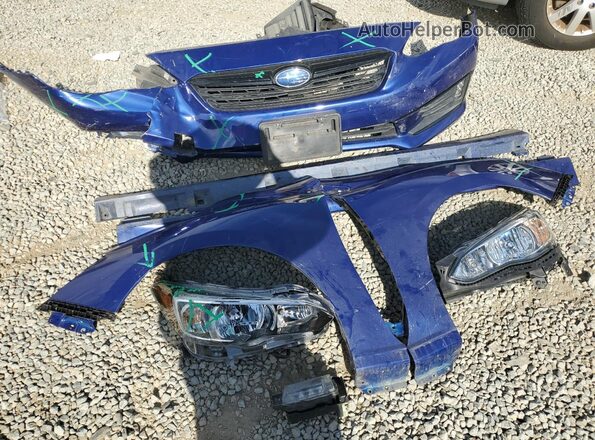 4S3GTAM67P3712024 2023 SUBARU IMPREZA Blue Widok komory silnika