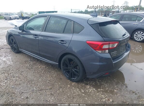4S3GTAM6XH3713220 2017 SUBARU IMPREZA Gray Trasero izquierdo