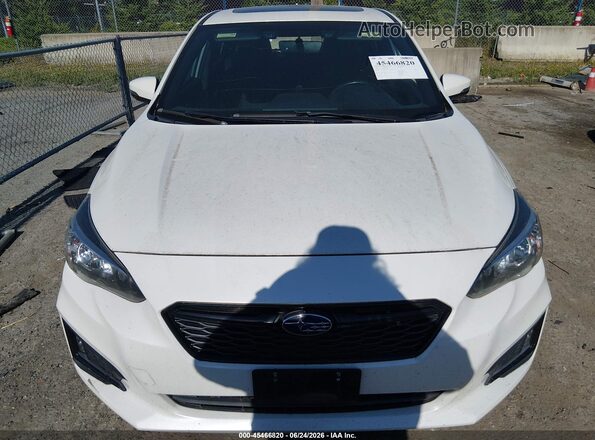4S3GTAM6XJ3704345 2018 SUBARU IMPREZA White Սարքավորումների վահանակի տեսք