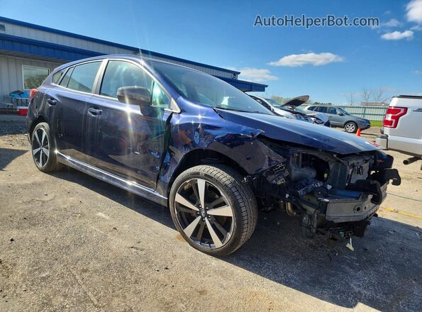 4S3GTAM6XK3705349 2019 SUBARU IMPREZA Blue Front right