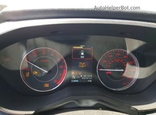 4S3GTAM6XN3715223 2022 SUBARU IMPREZA White Instrument cluster view