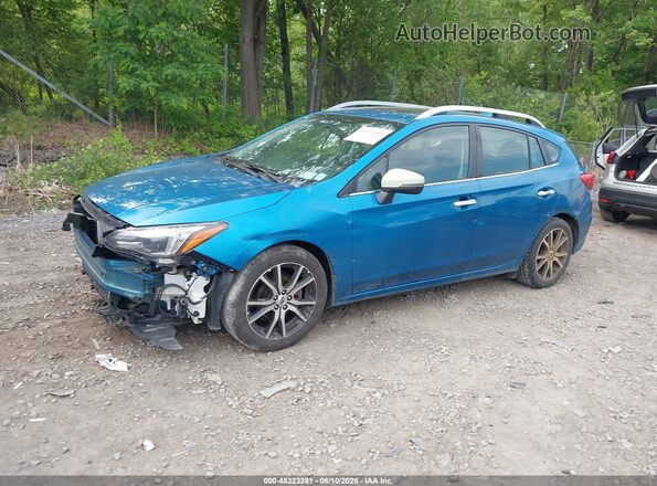 4S3GTAT60K3701554 2019 SUBARU IMPREZA Синий Передняя левая четверть