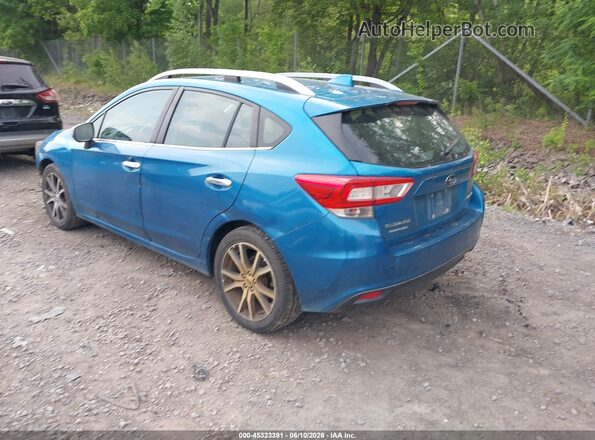 4S3GTAT60K3701554 2019 SUBARU IMPREZA Синий Задняя левая четверть