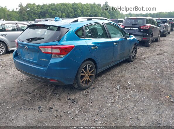 4S3GTAT60K3701554 2019 SUBARU IMPREZA Синий Задняя правая четверть