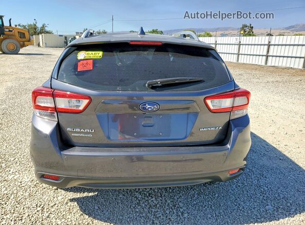 4S3GTAT62J3729046 2018 SUBARU IMPREZA Gray Հետևի տեսք