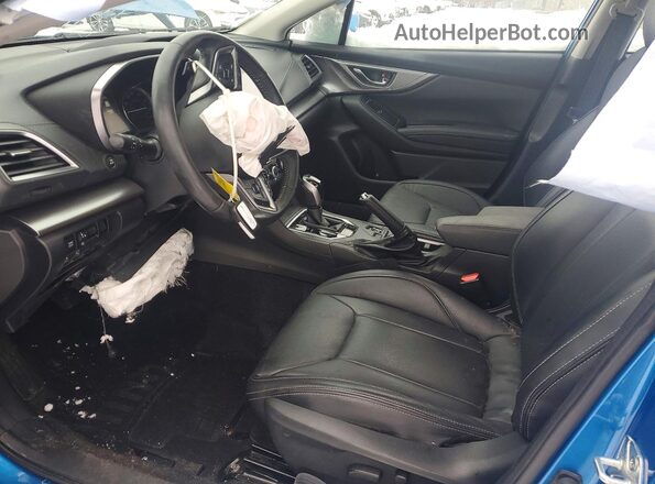 4S3GTAT62N3701298 2022 SUBARU IMPREZA Blue წინა სალონის ხედი