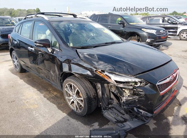 4S3GTAU66J3738444 2018 SUBARU IMPREZA Black Դիմացի տեսք