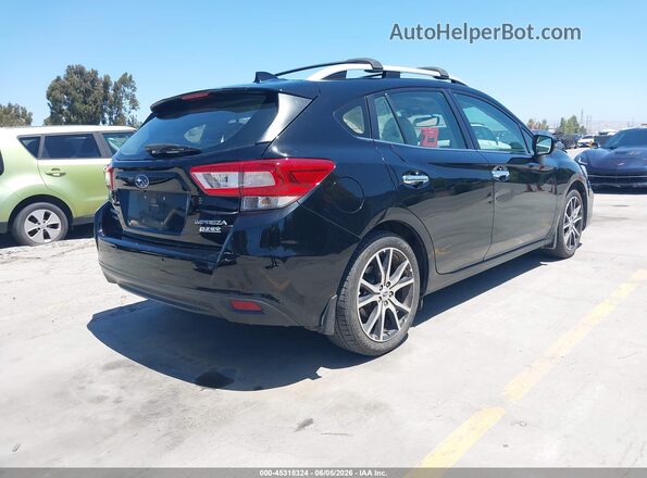 4S3GTAU67H3741010 2017 SUBARU IMPREZA Black Tył prawy