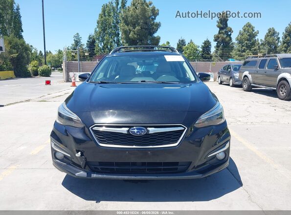 4S3GTAU67H3741010 2017 SUBARU IMPREZA Black Widok zestawu wskaźników