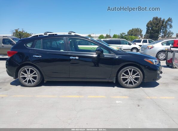 4S3GTAU67H3741010 2017 SUBARU IMPREZA Black Widok wnętrza z tyłu