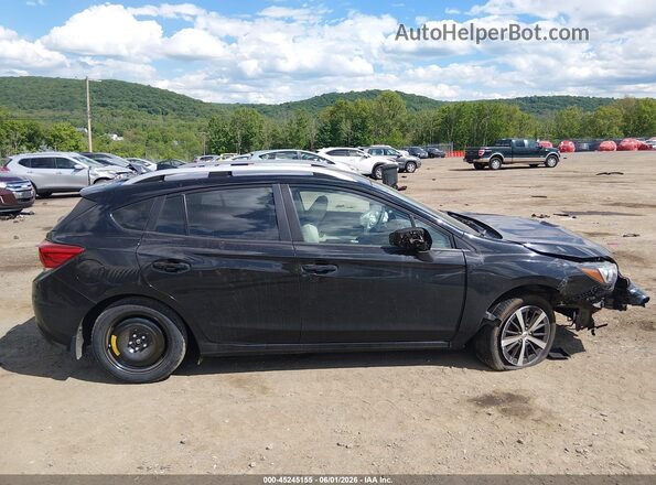 4S3GTAV69L3700160 2020 SUBARU IMPREZA Black სალონის 360-გრადუსიანი ხედი