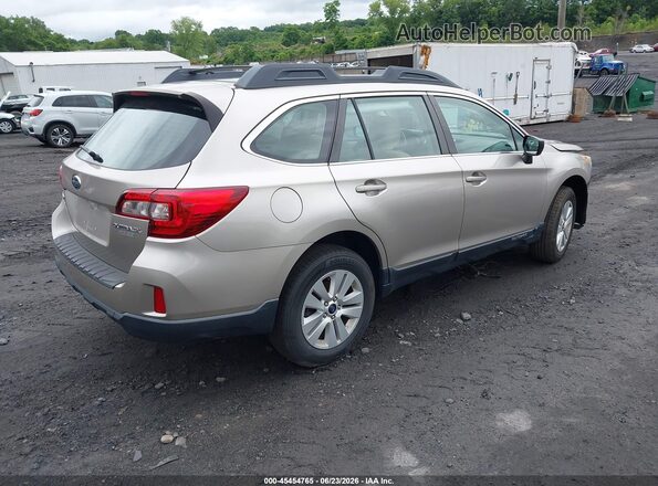 4S4BSAAC0H3285466 2017 SUBARU OUTBACK Бежевый Задняя правая четверть