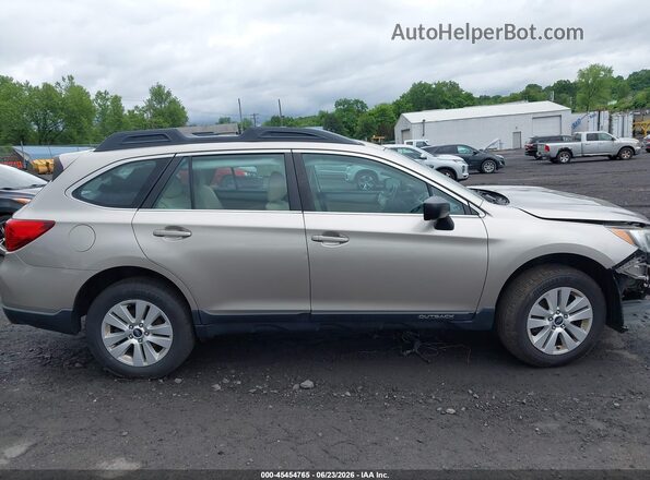 4S4BSAAC0H3285466 2017 SUBARU OUTBACK Бежевый Вид щитка приборов