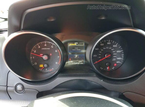 4S4BSAAC1H3230623 2017 SUBARU OUTBACK Black Instrument cluster view