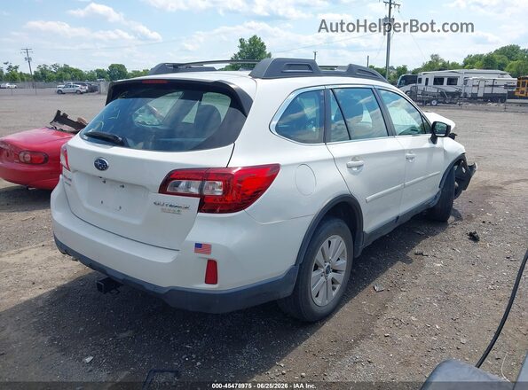 4S4BSAAC1H3250158 2017 SUBARU OUTBACK Белый Задняя правая четверть