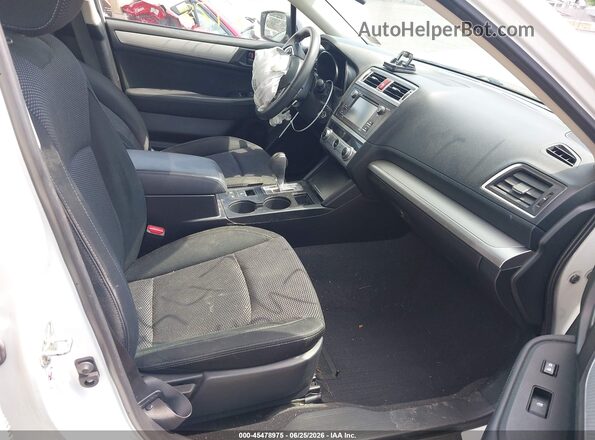 4S4BSAAC1H3250158 2017 SUBARU OUTBACK Белый Вид салона спереди