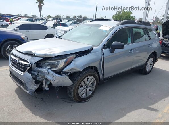 4S4BSAAC2J3329053 2018 SUBARU OUTBACK Light Blue Передняя левая четверть