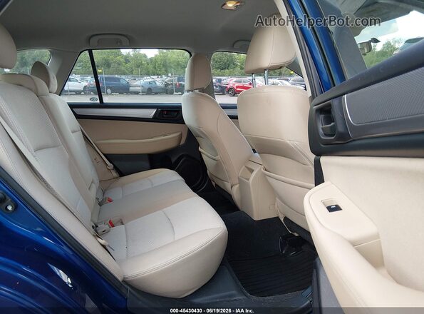4S4BSAAC4G3219730 2016 SUBARU OUTBACK Blue Widok naklejki z numerem VIN