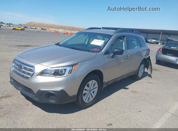 4S4BSAAC4H3309591 2017 SUBARU OUTBACK Кремовый Передняя левая четверть