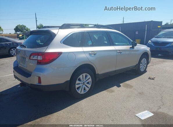 4S4BSAAC4H3309591 2017 SUBARU OUTBACK Кремовый Задняя правая четверть