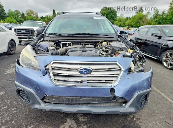 4S4BSAAC5H3416729 2017 SUBARU OUTBACK Blue წინა ხედი