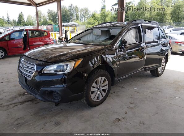 4S4BSAAC7H3242176 2017 SUBARU OUTBACK Black Передня ліва чверть