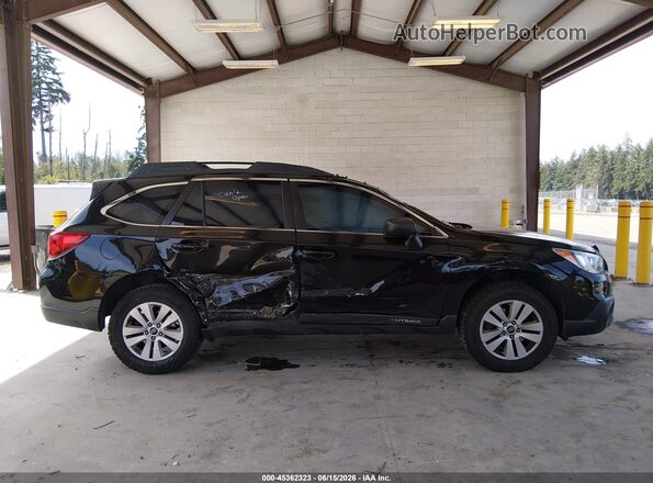 4S4BSAAC7H3242176 2017 SUBARU OUTBACK Black Вид задньої частини салону