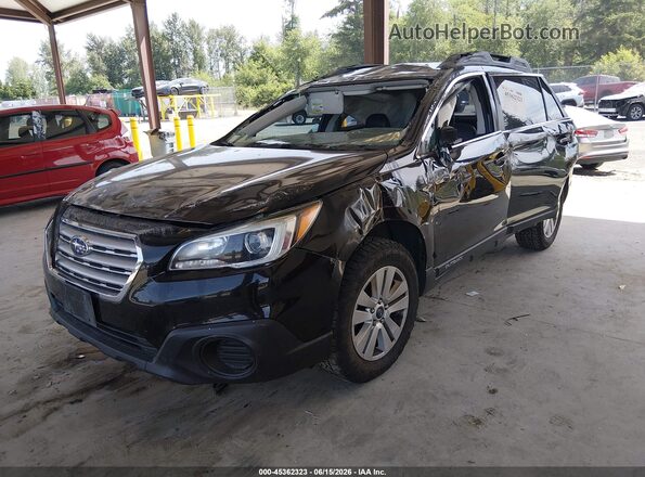 4S4BSAAC7H3242176 2017 SUBARU OUTBACK Black Вид спереду